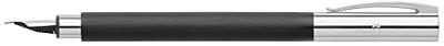 Vulpen Faber-Castell FC-148140 Ambition zwart geborsteld edelhars M - thumbnail