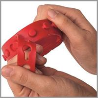 Big schoenbeschermers rood, maat 21-27 - thumbnail