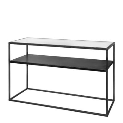 Bijzettafel Amaro zwart 120cm Bijzettafel Amaro zwart 120cm