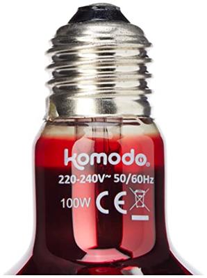 KOMODO INFRAROOD WARMTELAMP ES 100 WATT