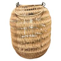 Solar Lantaarn rotan IP44 18x25,5cm - thumbnail