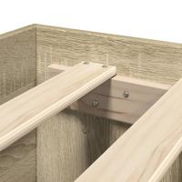 Bedframe zonder matras hout sonoma eikenkleurig 120x200 cm - thumbnail