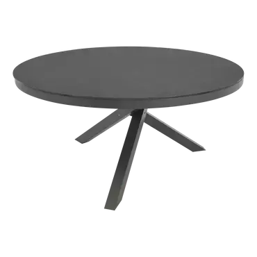 Dining Tuintafel Rond Mojito Ceramic Negro Ø150cm