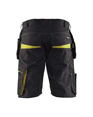 Blåkläder Service short met spijkerzakken 14941330 | Zwart/High Vis Geel | Maat 48 - 7330509688939 Blåkläder Service short met spijkerzakken 14941330 | Zwart/High Vis Geel | Maat 48 - 7330509688939