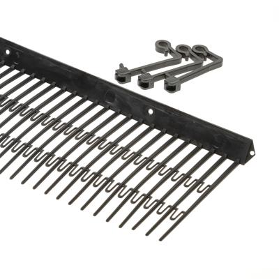 Solar vogelschroot 150mm zwart (+5clips)