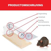 Swissinno Rat Classic Niet dodelijke val 1 stuk(s) - thumbnail