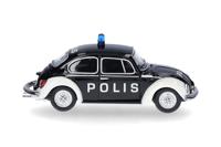 Herpa 097390 H0 Hulpdienstvoertuig Volkswagen Kever 1303 „Polis” (Zweden) - thumbnail