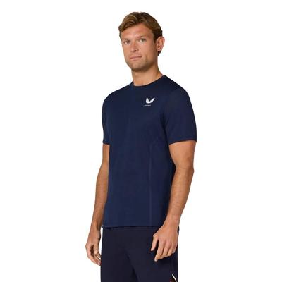 Castore Engineerd T-Shirt Donkerblauw Wit Castore Engineerd T-Shirt Donkerblauw Wit