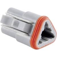 Amphenol AT06 3S Ronde connector Bus, recht Totaal aantal polen: 3 Serie (ronde connectoren): AT 1 stuk(s) - thumbnail