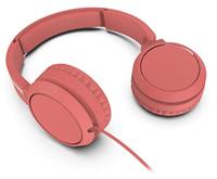 Philips H4105Rd/00 On-Ear-Koptelefoon Met Microfoon (Afstandsbediening In Snoer, Opvouwbaar Design, Schuine Aansluiting, Gewatteerde Hoofdband, Geluidsisolatie) Rood - 2020/2021 Model - thumbnail