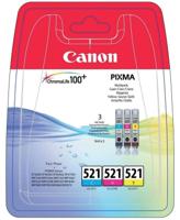 Canon 2934B010 inktcartridge 3 stuk(s) Origineel Cyaan, Magenta, Geel - thumbnail