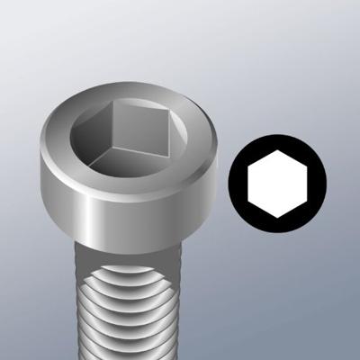 Wera 840/1 IMP DC Impaktor Bits SB, Hex-Plus, 5.0 x 25 mm - 1 stuk(s) - 05073905001 - thumbnail