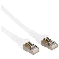 Metz Connect 1308457088-E RJ45 Netwerkkabel, patchkabel CAT 6A S/FTP 7.00 m Wit Snagless 1 stuk(s)