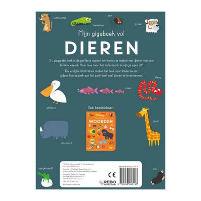 Rebo Publishers Mijn gigaboek vol dieren
