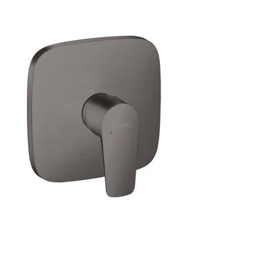 Hansgrohe Talis E ééngreeps douchemengkraan afbouwdeel, Brushed Black Chrome Hansgrohe Talis E ééngreeps douchemengkraan afbouwdeel, Brushed Black Chrome