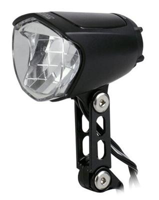 Simson Voorlicht brightly naafdynamo led 70 lux zwart