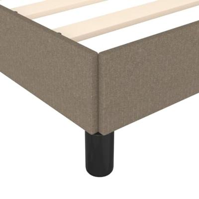 Bedframe stof taupe 120x200 cm Bedframe stof taupe 120x200 cm