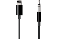 Lightning naar 3.5mm koptelefoonaansluiting kabel (1.2m) Zwart - thumbnail