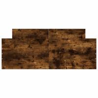 Bedframe met hoofd- en voeteneinde gerookt eiken 120x200 cm - thumbnail