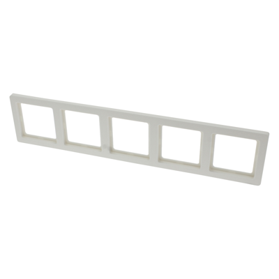 Berker Q1 Afdekraam | Inbouw | 5-voudig | Polarwit - 66.044.28