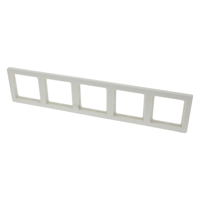 Berker Q1 Afdekraam | Inbouw | 5-voudig | Polarwit - 66.044.28 - thumbnail