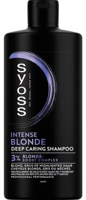 Syoss Intense Blonde Deep Caring Shampoo 3% Blond Booster