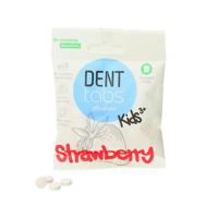 Denttabs Tandpasta tabletten - zonder fluor - aardbei - thumbnail