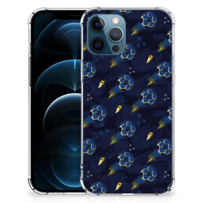 Doorzichtige Silicone Hoesje voor iPhone 12 | 12 Pro Voetbal Doorzichtige Silicone Hoesje voor iPhone 12 | 12 Pro Voetbal