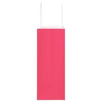 VidaXL Papieren zakken 250 st met hengsels 21x11x28 cm roze - thumbnail
