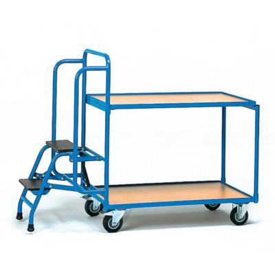 Fetra Hauptartikel 2105 Orderpickwagen Staal Poedercoating Laadvermogen (max.): 250 kg Stralend blauw (RAL 5007) Fetra Hauptartikel 2105 Orderpickwagen Staal Poedercoating Laadvermogen (max.): 250 kg Stralend blauw (RAL 5007)