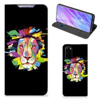 Samsung Galaxy S20 Magnet Case Lion Color - thumbnail