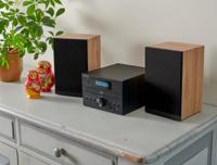 Bluetooth microsysteem - THOMSON - Hout/Zwart - FM/CD/MP3/USB-radio, 20W RMS, FM RDS-tuner, hoofdtelefoonaansluiting, afstandsbediening, voeding. 230V - thumbnail