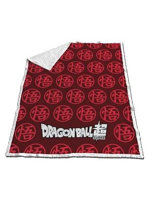 Dragon Ball Z fleece plaid rood 130 x 170 cm - polyester - extra zacht