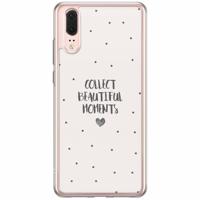 Huawei P20 siliconen hoesje - Collect beautiful moments - thumbnail