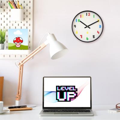 NeXtime NX-7371 Wandklok Bit 35 cm Zwart/Multikleur NeXtime NX-7371 Wandklok Bit 35 cm Zwart/Multikleur