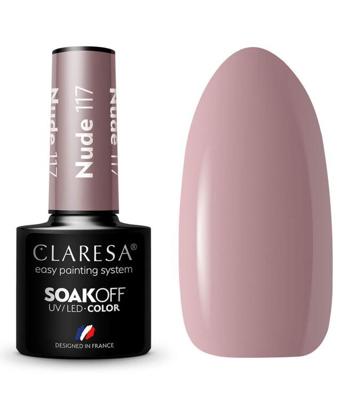 Claresa uv/led gellak 5ml nude 117 Claresa uv/led gellak 5ml nude 117