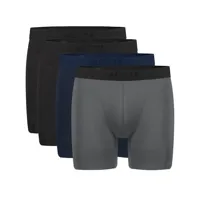 4-Pack Bamboe Heren Long boxershorts - 32389 - Mannen onderbroek met lange pijpjes - Tegen schurende benen - thumbnail
