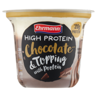 Ehrmann High Protein Chocolate & Topping with Protein 200 g bij Jumbo - thumbnail