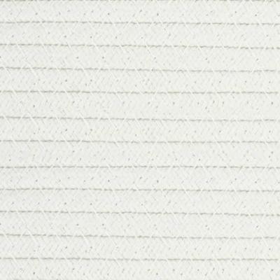 Opbergmand 51x33 cm katoen grijs en wit