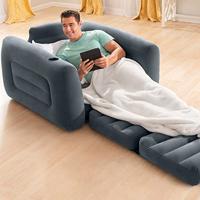 Intex 66551NP Opblaasbare Stoel-Bed 117x224x66 cm Antraciet - thumbnail