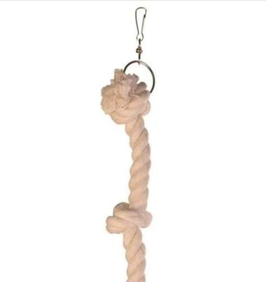 Speelgoed voor vogels Trixie 60 cm Wit Touw Naakt - thumbnail