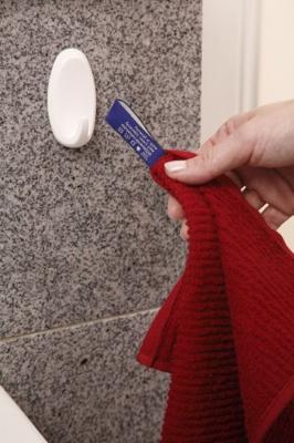 tesa POWERSTRIPS® Zelfklevende haak Small Trend Wit Inhoud: 3 stuk(s)