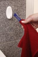 tesa POWERSTRIPS® Zelfklevende haak Small Classic Chroom Inhoud: 3 stuk(s) - thumbnail