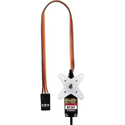 Reely Midi-servo S-8204MG Digitale servo Materiaal (aandrijving): Metaal Stekkersysteem: JR Reely Midi-servo S-8204MG Digitale servo Materiaal (aandrijving): Metaal Stekkersysteem: JR