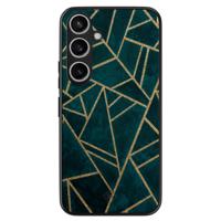 Samsung Galaxy A55 hoesje - Blue shapes - thumbnail