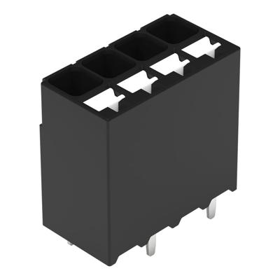 WAGO 2086-1124/300-000 Printklem 1.50 mm² Aantal polen 4 Zwart 1 stuk(s)