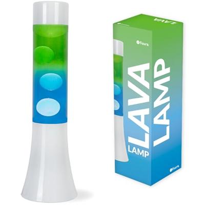 Mini lavalamp blauw en groen gradient