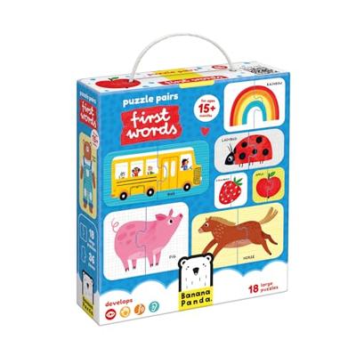 Banana Panda - puzzelparen eerste woorden - 18dlg.