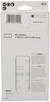 Bosch Accessories 2609256A82 Oscillerend schuurpapier Met klittenband, Geperforeerd Korrelgrootte (num) 80 (l x b) 185 mm x 93 mm 10 stuk(s) - thumbnail