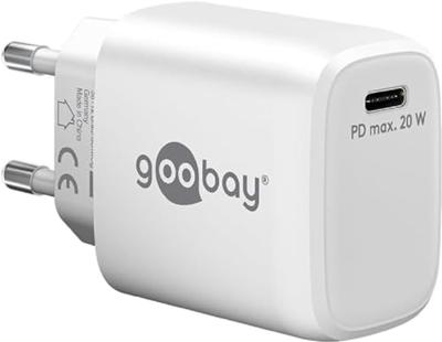 Goobay USB-C snellader | 20W | wit | Power Delivery - 9550190 Goobay USB-C snellader | 20W | wit | Power Delivery - 9550190